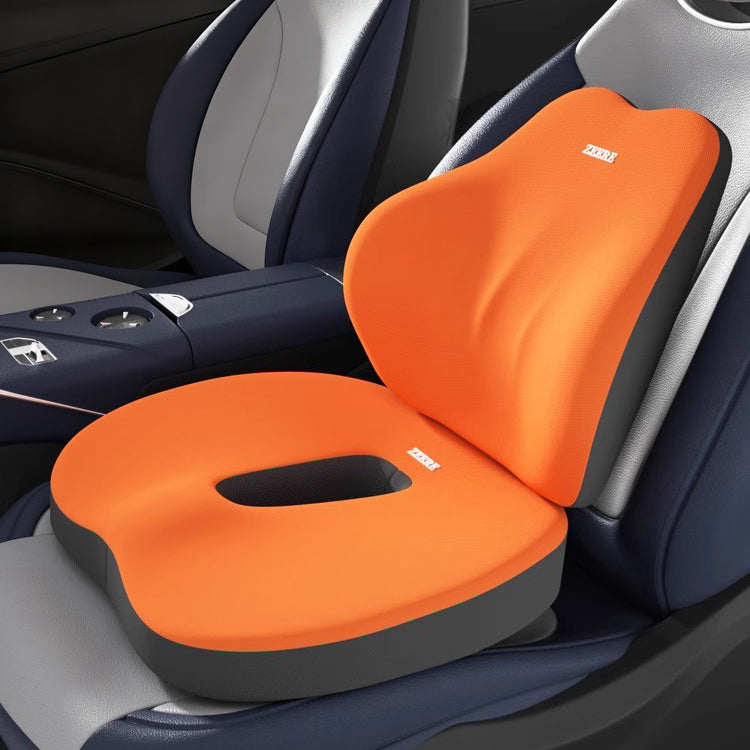 Car Seat Cushion, Lumbar Support, and Headrest Set Adult car booster cushion